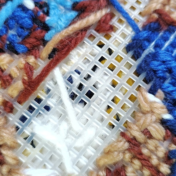 Holiday Plastic Canvas Needlepoint Door Wall Holiday Decor Lot of 15 Vintage - Picture 17 of 17